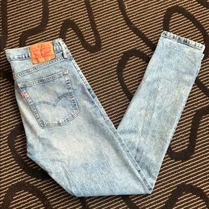 Levi Strauss 32x34 Vintage 510 Blue Jeans